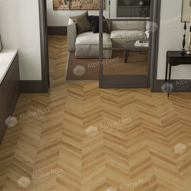 Ламинат Alpine floor Chevron Art LF109-05 Дуб Олимп Ламинат Alpine floor Chevron Art LF109-05 Дуб Олимп