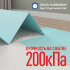 Подложка-гармошка под замковые SPC, LVT покрытия зеленая 1050х500(10000) х1,5 мм (10,5 м2)