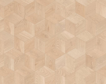 Мозаичный паркет Coswick T&G 1193-3808-20 Ромб Дуб Ванильный рустикальный 1 Коммон