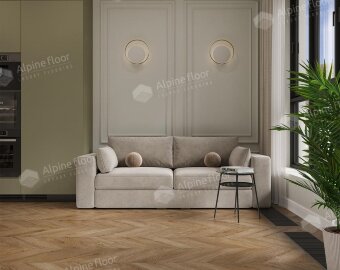 Ламинат Аlpine floor Chevron Art LF109-06 Дуб Эверест