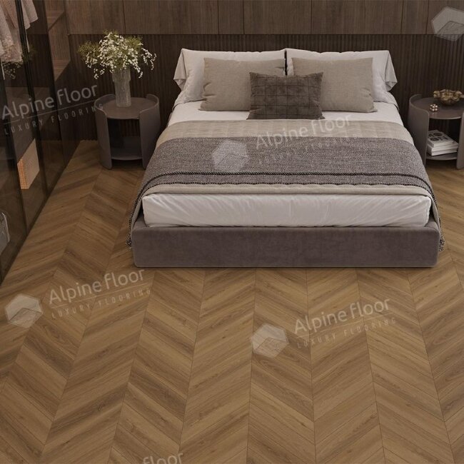 Ламинат Alpine floor Chevron Art LF109-07 Дуб Тибет Ламинат Alpine floor Chevron Art LF109-07 Дуб Тибет
