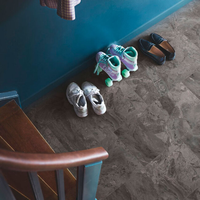 Винил Pergo Viskan Pad Pro Альпийский камень черный