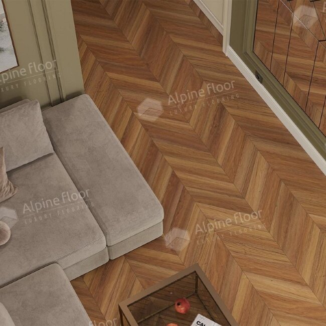 Ламинат Alpine floor Chevron Art LF109-08 Дуб Этна