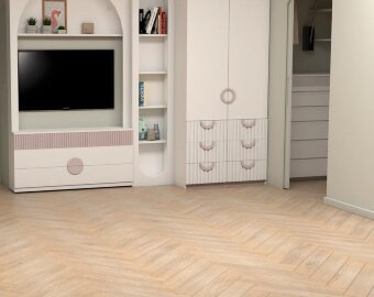 Кварцевый ламинат Английская елка IconFloor Purple PL310 Дуб Беренс