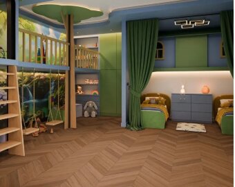 SPC ламинат елочка Damy Floor Chevron Блуа
