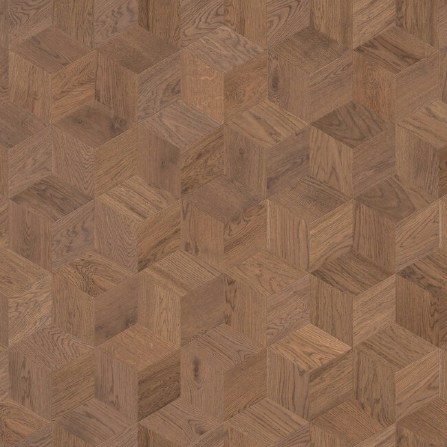 Мозаичный паркет Coswick T&G 1193-1854-10 Ромб Дуб Миндальный S&B