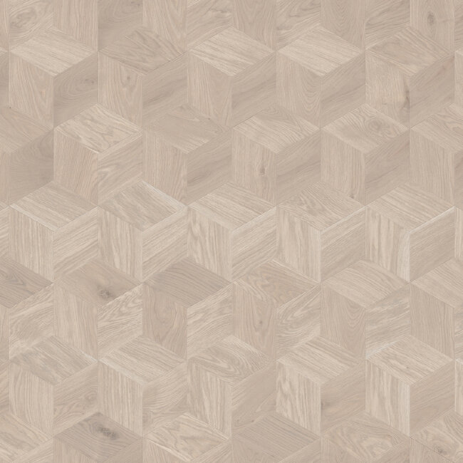 Мозаичный паркет Coswick T&G 1193-1258-10 Ромб Дуб Белый иней S&B