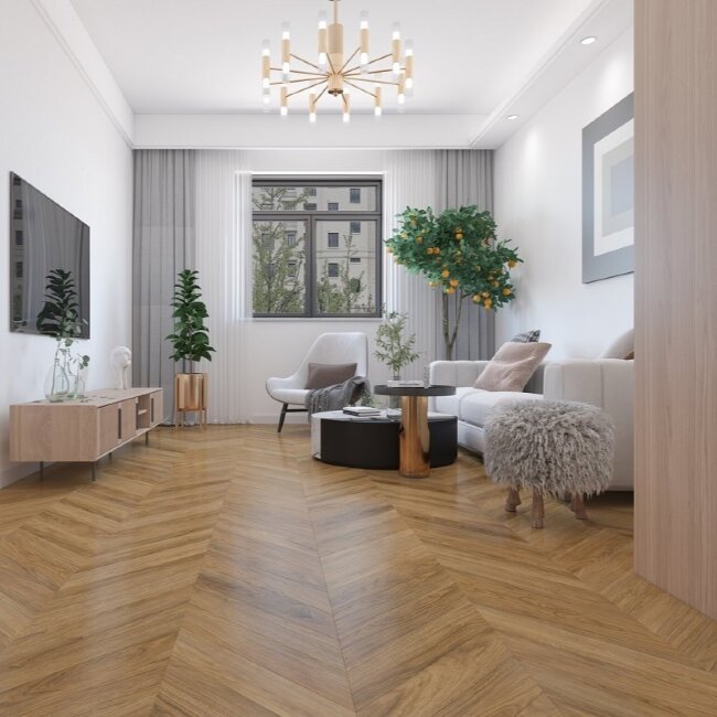 SPC ламинат елочка Damy Floor Chevron Монсоро