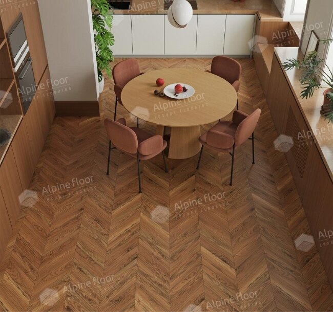 Ламинат Alpine floor Chevron Art LF109-11 Дуб Монблан Ламинат Alpine floor Chevron Art LF109-11 Дуб Монблан