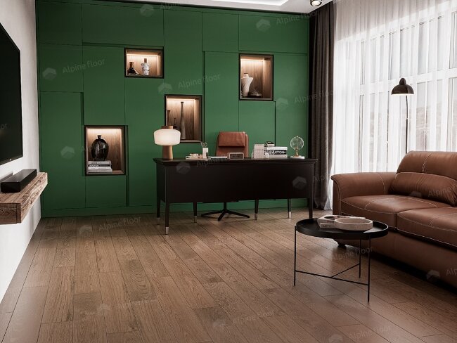 Инженерная доска Alpine Floor Villa EW201-01 Дуб Мокко