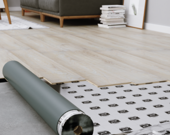 Подложка под замковый винил Arbiton Multiprotec vinyl acoustic 3in1  8000х1000х2 мм (8 м2)
