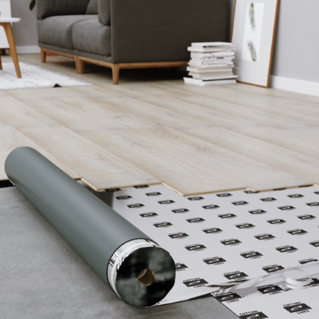 Подложка под замковый винил Arbiton Multiprotec vinyl acoustic 3in1  8000х1000х2 мм (8 м2)