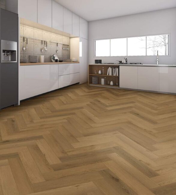 SPC покрытие английская ёлка Aberhof Diamante 5760