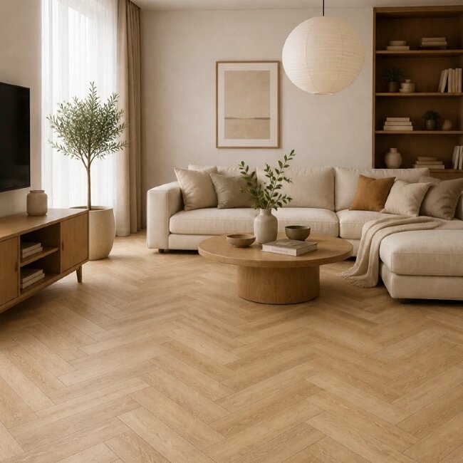 SPC ламинат FirstFloor Английская елка 1F023 Французский натуральный дуб SPC ламинат FirstFloor Английская елка 1F023 Французский натуральный дуб