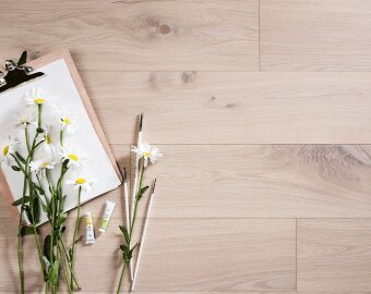 Инженерная доска Coswick T&G Дуб Акварельный белый 1 Натур