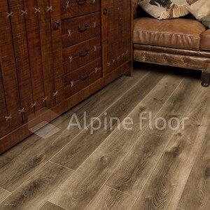 Плитка SPC Alpine Floor Дуб коричневый Плитка SPC Alpine Floor Дуб коричневый