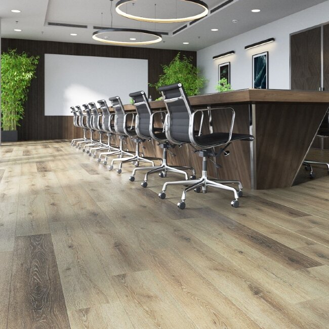 Кварцевый ламинат Fargo Comfort VL 88018-001 Дуб Песчаный остров