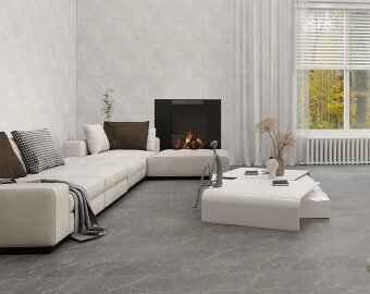 МSPC ламинат Stone Floor Big Stone Графитовый мрамор