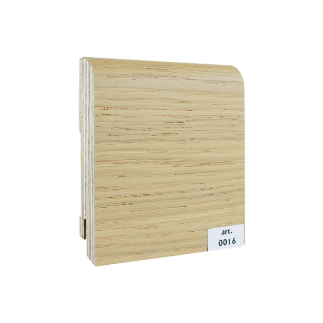 Плинтус Finitura Фигурный шпон 100*19*2400мм Дуб по арт. 016