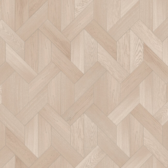 Мозаичный паркет Coswick T&G 1187-1842-10 Кофейное зерно Дуб Акварельный белый S&B