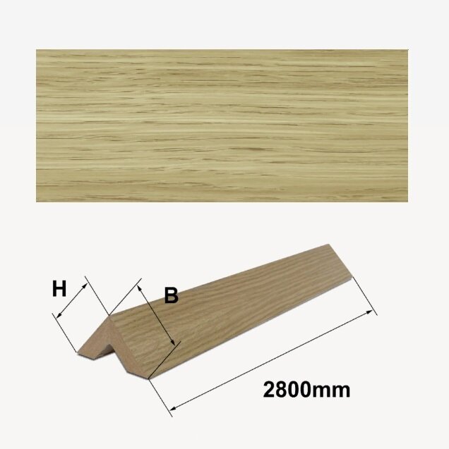 Шпонированный 2-х сторонний брус Finitura Дуб арт 015 40х40х2800 мм Шпонированный 2-х сторонний брус Finitura Дуб арт 015 40х40х2800 мм