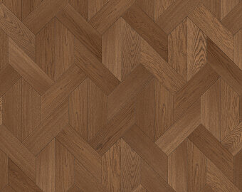 Мозаичный паркет Coswick T&G 1187-1281-10 Кофейное зерно Дуб Кедр S&B