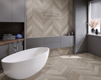 Кварц-виниловая плитка LVT Damy Floor Chevron Пале-Рояль
