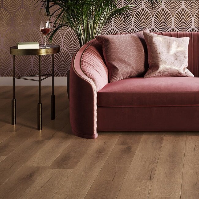 Кварцвиниловые полы Invictus Primus Dryback Royal Oak 40 Mocca