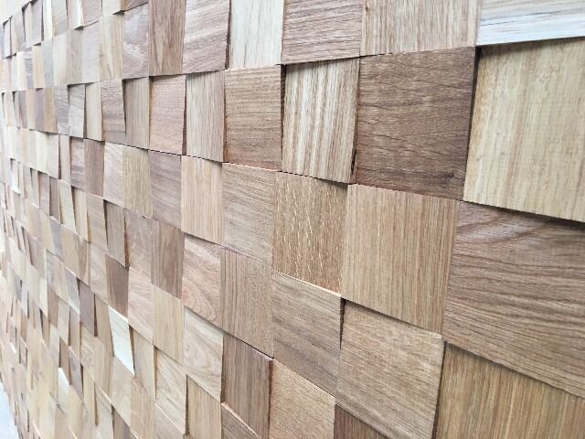 Стеновые панели Difard 3D Дуб Blanc (Белый) 95x95x4/8 мм