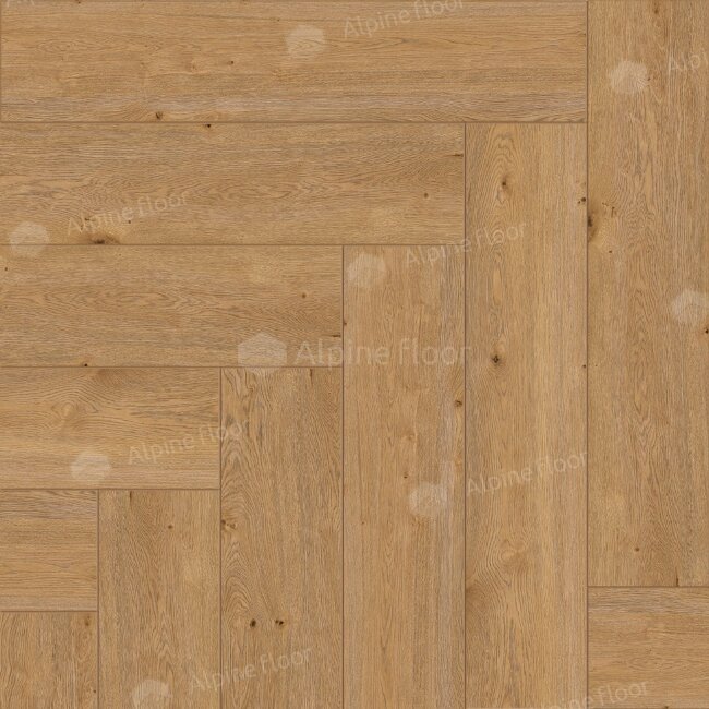 SPC ламинат Alpine Floor PARQUET LIGHT ЕСО 13-27В ДУБ ХАТИСА 600*125*4 мм (1.95 м2)  43 класс