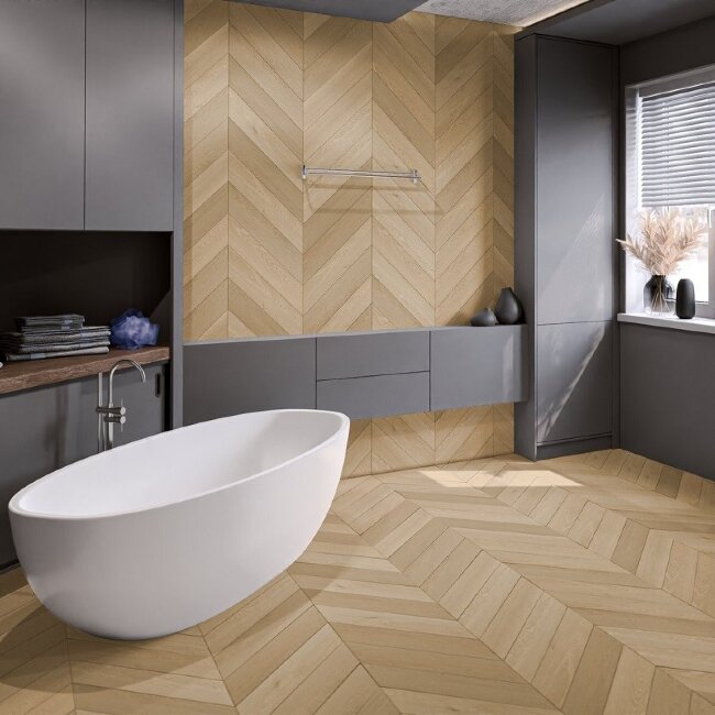 Кварц-виниловая плитка LVT Damy Floor Chevron Тюильри Кварц-виниловая плитка LVT Damy Floor Chevron Тюильри