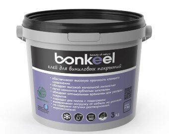 Клей Bonkeel для виниловых покрытий водно-дисперсионный 3 кг