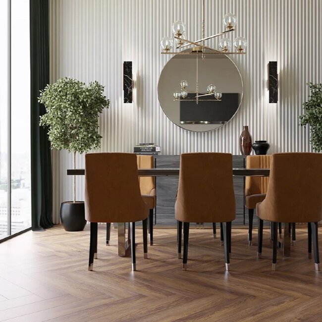 SPC ламинат Stone Floor Дуб Эрлгрей