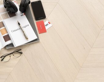 Французская елка Coswick 60⁰,T&G 1176-1888-10 Дуб Кристально белый S&B