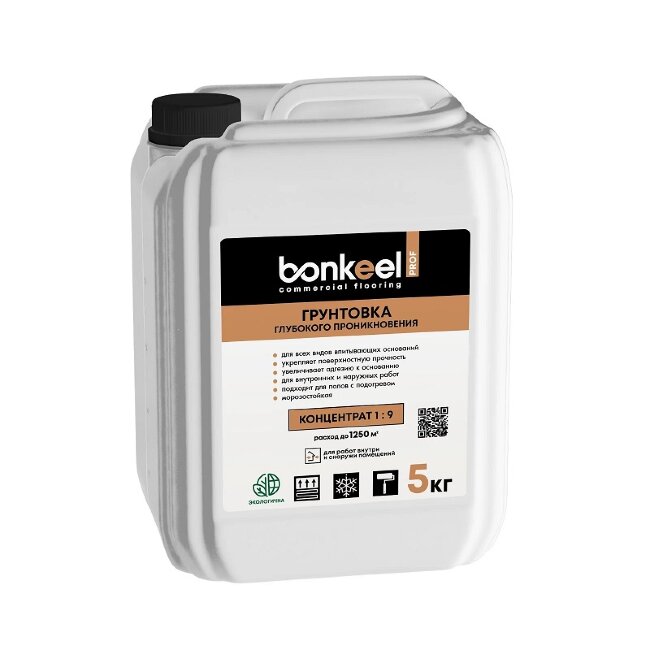 Грунтовка глубокого проникновения Bonkeel Prof 5 л Грунтовка глубокого проникновения Bonkeel Prof 5 л