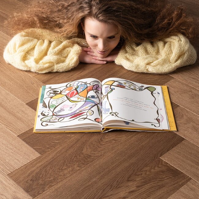 Английская елка Coswick 90⁰,T&G 1168-1854-10 Дуб Миндальный S&B