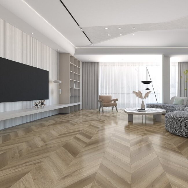 Кварц-виниловая плитка LVT Damy Floor Chevron Сен-Жермен Кварц-виниловая плитка LVT Damy Floor Chevron Сен-Жермен