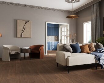 Ламинат EverSenset Classic EL2153 Дуб Каселла Коричневый