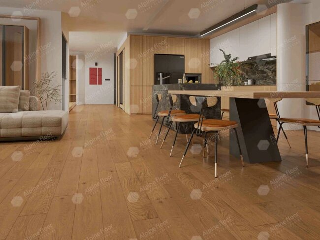 Инженерная доска Alpine Floor Villa EW201-14 Дуб Имбирный Инженерная доска Alpine Floor Villa EW201-14 Дуб Имбирный