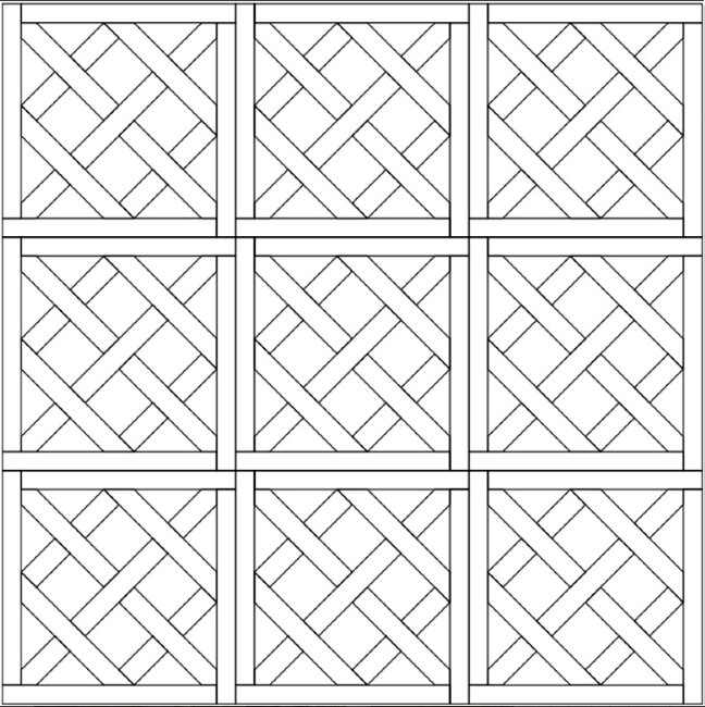 Модульный паркет Coswick T&G, Версаль 1143-1823-10  Дуб Песочный S&B