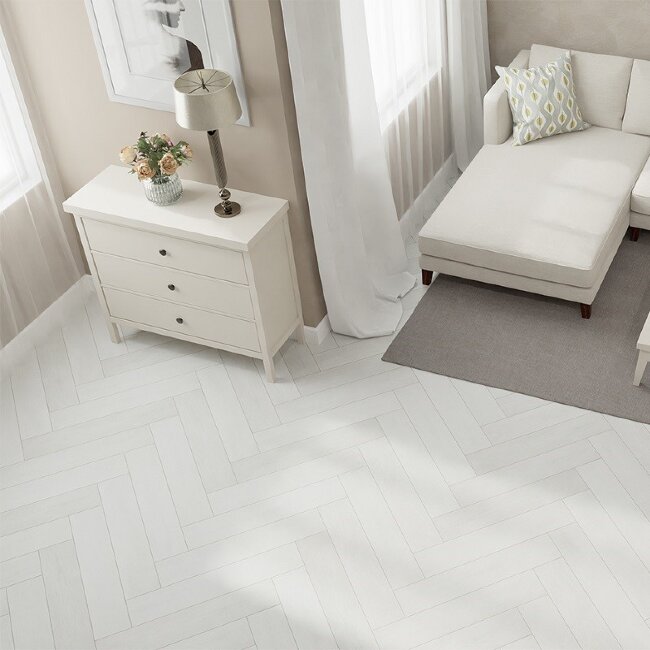 SPC ламинат Stone Floor Дуб Лунный свет