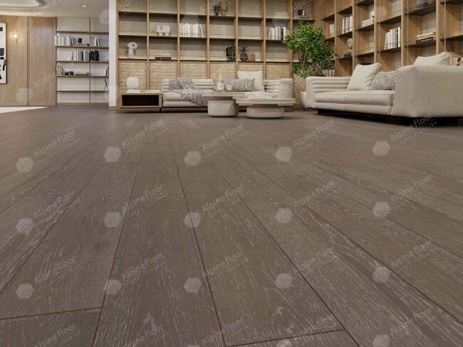 Инженерная доска Alpine Floor Villa EW201-15 Дуб Грей Стори