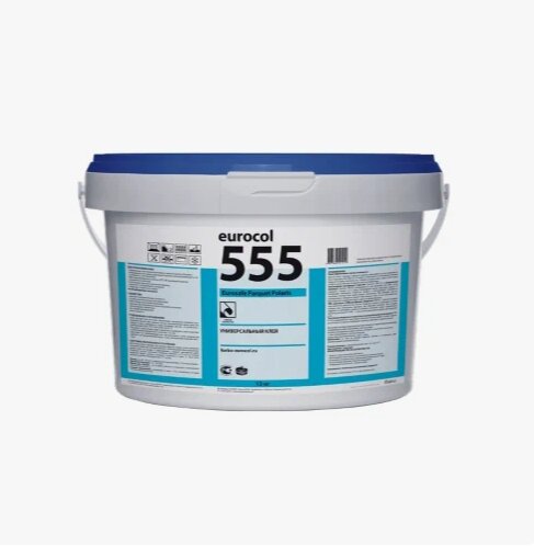 Клей паркетный водно-дисперсионный 555 Eurosafe parquet polaris 22 кг