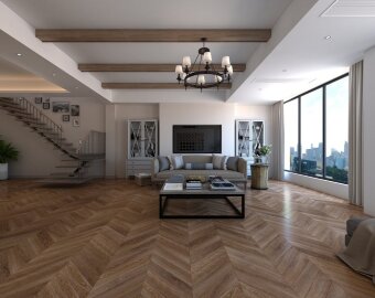 Кварц-виниловая плитка LVT Damy Floor Chevron Шайо