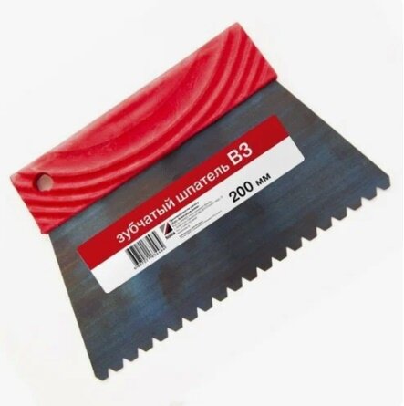 Шпатель зубчатый Homa B3