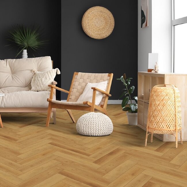 SPC ламинат Английская елка Aberhof Verde Parma