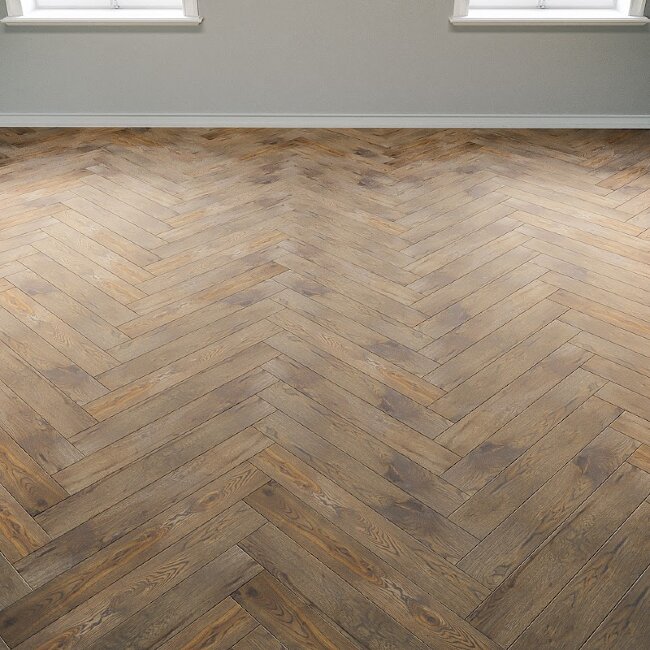 Паркет Венгерская ёлка Legend Дуб Vintage/Винтаж Harmony UV-лак 16 мм