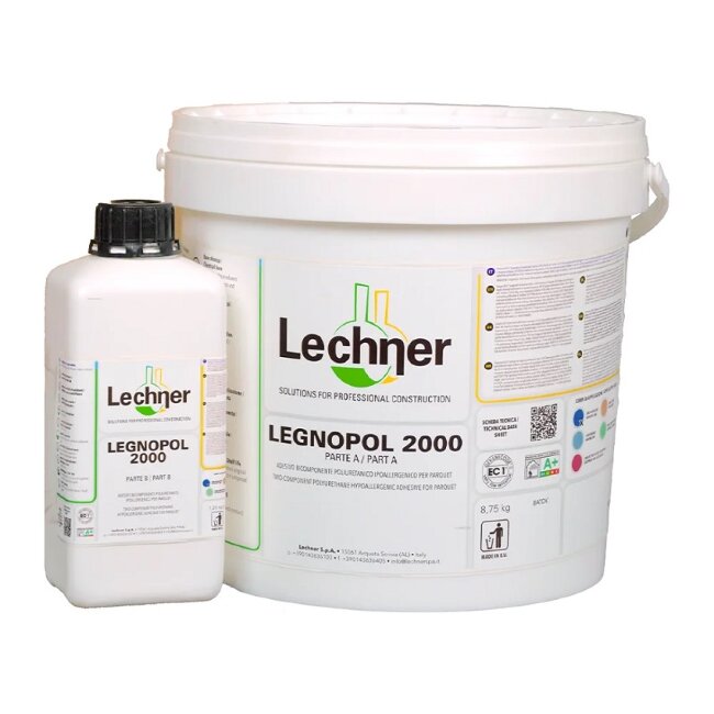 Паркетный клей Lechner Legnopol 2000 2К PU 10 кг
