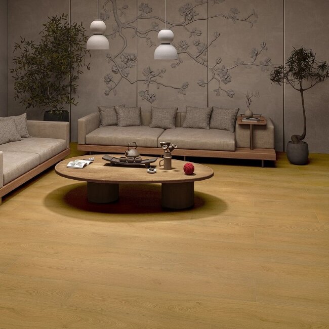 Ламинат My step Fortis XL MS7012 Дуб Обсидиан