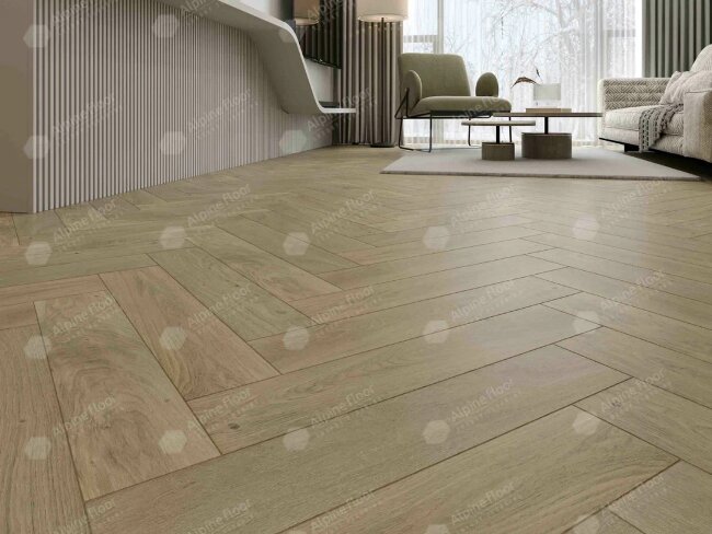 Английская ёлка Alpine Floor Castle EW202-02 Дуб Милкшейк